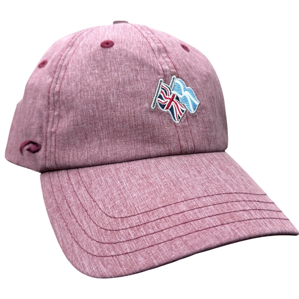 Pukka Heather Maroon FREDERICA SEA ISLAND GOLF CLUB Adjustable Baseball Cap Hat